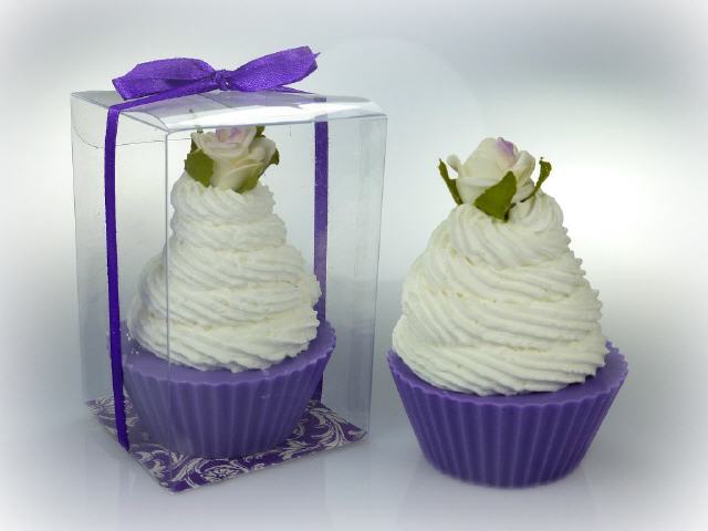 Cupcake Seife "Lavendel"